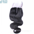 unprocessed natural color front middle parting cheap lace closure